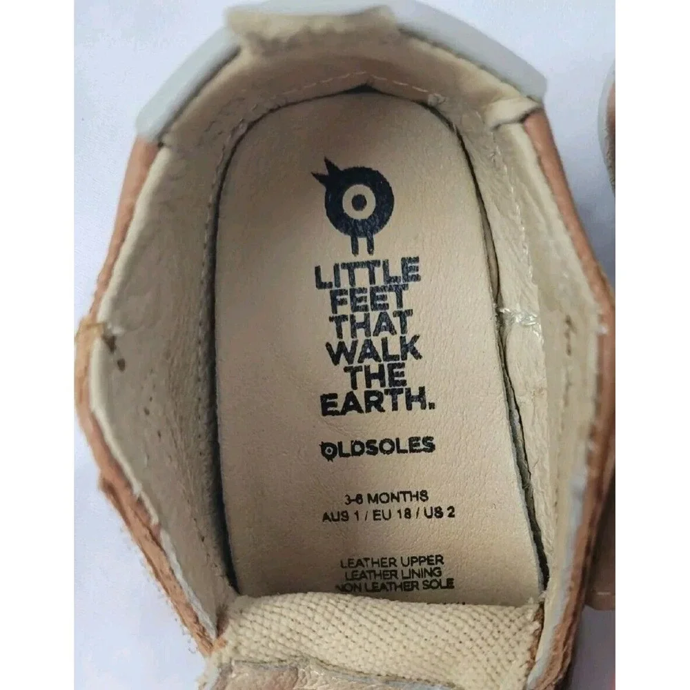 Old Soles Girl's & Boy's Wendle Hook and Loop Closure Sneakers Size 2 3/6 Mos